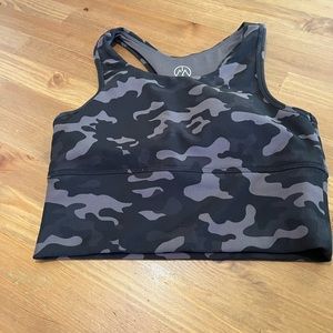 Move Theory Ribbed sports bra with padding size small